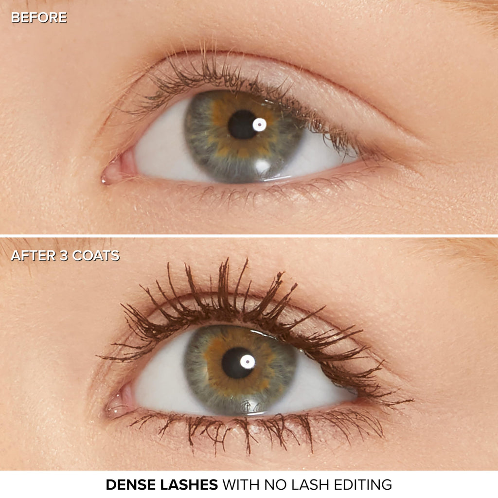 Too Faced Better Than Sex Volumizing and Lengthening Mascara | Vegan Formula, Dramatic Volume and Length | Cruelty-Free Eye Makeup + Hourglass Brush for False Lash Effect, Chocolate, 0.27 Fl Oz