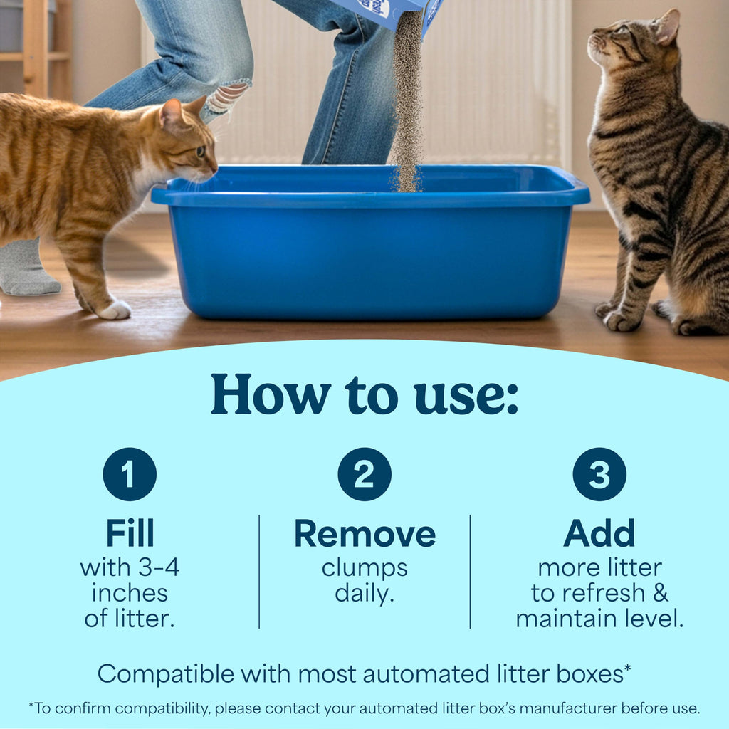 Fresh Step Advanced Simply Unscented Multi Cat Clumping Litter, 18.5lb, 2Pk