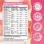 Liquid Iron Supplement for Kids, Women & Men - with Calcium, Zinc, Kids Multivitamin with Iron Drops - Blood Builder & Energy Support for Iron Deficiency, Anemia, Peach Flavor 4 Fl Oz
