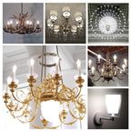 Hizashi E12 Candelabra LED Light Bulb 40 Watt Chandelier Light Bulbs Dimmable 5000K Daylight, B10 LED Candelabra Bulbs, 90+CRI, 4W, 450LM, Candle Light Bulbs, UL Listed, 12 Pack