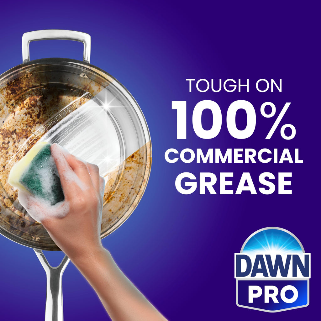 Dawn Professional Pot and Pan Detergent, Regular Scent, 3.8l (Case of 4)