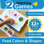Preschool Learning Activities, Educational Books, Toddler Flashcards, Montessori Games, Picture Cards, Play Food for Toddlers 1-3, 1 Year Old Girl Gifts and Toys, 2 Year Old Girl Birthday Gift