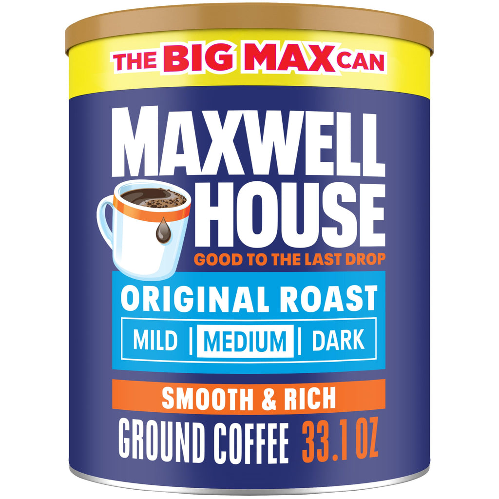 Maxwell House Ground Coffee, Original Roast, 33.1 oz Canister