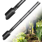 LLARGUEST Post Hole Digger,57 Inch Heavy Duty Metal Hole Digger Tool for Digging,Grey Manual Tool for Transplant, Camping,Gardening.