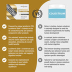 bioQuad Lactoferrin Gold 1.8 - for Immune Support, Digestive Health, and Iron Absorption - Lactose-Free, Gluten-Free, Non-GMO (60 Count)