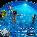 Above Ground Pool Lights with APP Control 20W RGB Dimmable LED Pool Lights with Suction Cups and Built-in Magnets 12V Underwater Pool Light for Above ground Inground Pools IP68 Waterproof 28FT Cord W