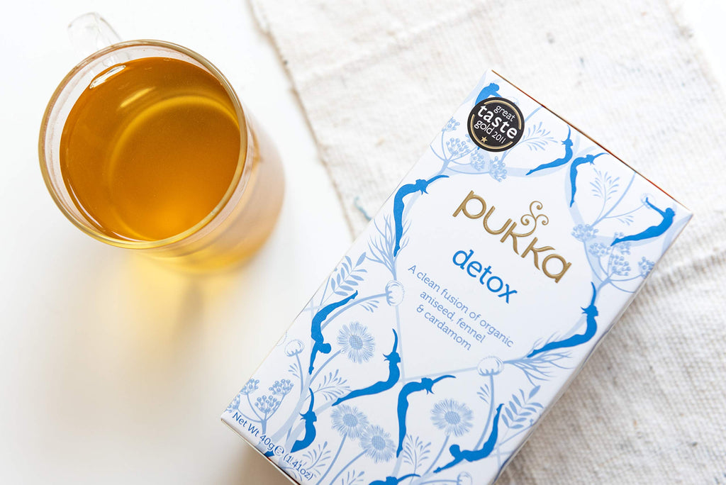 Pukka Detox Organic Herbal Tea with Aniseed, Fennel & Cardamom (Pack of 6, 120 Tea Bags)
