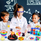 Science Kit for Kids,120 Science Lab Experiments,Scientist Costume Role Play STEM Educational Learning Scientific Tools,Birthday Gifts and Toys for 6 7 8 9 10-12 Years Old Boys Girls Kids