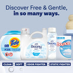 Downy Free & Gentle Liquid Fabric Softener, 140 fl oz, 190 Loads, Hypoallergenic, Sensitive Skin Friendly Fabric Conditioner Liquid