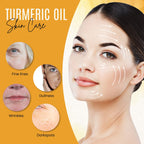 DERMAXGEN Organic Turmeric Oil for Skin Lightening - Turmeric Face Oil for Dark Spots, Anti-Aging & Hydrating Dry Skin - Glow Moisturizer for Face, Neck & Eyes (4 FL OZ / 60 ML)