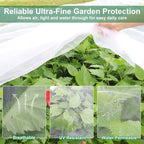 KLEWEE Garden Netting Kit for Raised Beds, 10x33ft Ultra Fine Mesh Netting