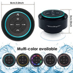 XLEADER, Upgraded, Pro Shower Speaker, Certified IPX7 Waterproof Bluetooth Speaker, with Suction Cup, Silicone Lanyard, 8W Crystal Sound&Rich Bass, 15H Playtime, Ideal Gifts - SoundAngel Mate(2 Gen)