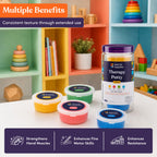 Special Supplies Therapy Putty for Teens and Adults - Resistive Hand Exercise Stress Relief Therapy Putty Kit, Set of 4 Strengths, Three Ounces of Each Putty (Primary Colors)