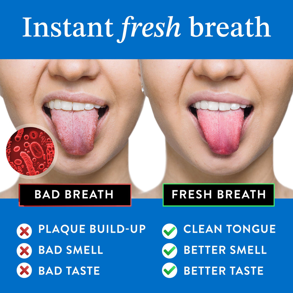 Mouthology Tongue Scraper for Adults (2 Pack), Reduce Bad Breath, Metal Tongue Scraper, Tongue Cleaner, Tongue Scraper, Stainless Steel Tongue Scraper, Tongue Cleaner for Adults, Tongue Scrubber