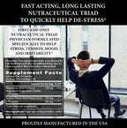 Stress Edge Stress Relief Supplement, Natural Mood Enhancer, Physician-Formulated, Calm Mind and Body, Improve Sleep, Fast Acting, 30 Servings