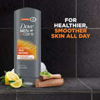 Dove Men+Care Shower Gel for Smooth and Hydrated Skin Care, Skin Defence, Effectively Removes Bacteria and Nourishes Your Skin, 510 ml, Pack of 4