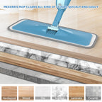 Spray Mops for Hardwood Floor Cleaning: MEXERRIS Wet Mops with 2 Bottles - Floor Mop with 4 Reusable Washable Pads for Swiffer Powermop - Dust Dry Mops with Spray for Laminate Wood Vinyl Tiles