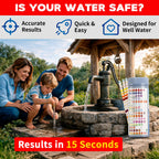 18-in-1 Drinking Water Test Strips, 125 Count – Home Water Quality Testing Kit for Tap & Well Water, Fast & Easy Results