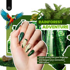 Beetles Gel Nail Polish Set, 53PCS Brown Green Blue Gel Polish Kit