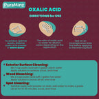 Pure Oxalic Acid- Industrial Grade Strength- 5 Pounds- Rust Remover- Wood Bleach- Highly Effective Multipurpose Cleaner for Metal-Stone-Concrete - Durable Resealable Packaging.