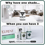 spot. Touch-Up Paint | Matte Finish for Cabinets, Walls, Doors & Furniture | Multi-Tone Green Repair Kit | Quick-Dry, Self-Priming, Low-Odor, Eco-Friendly | No-Sanding or Primer Needed | 3 Pack