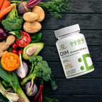DIM Supplement 300mg, 240 Caps, 4 Months Supply | Estrogen Balance for Men & Women | Diindolylmethane Plus Black Pepper Extract for Enhanced Absorption | Hormonal & Skin Health Support