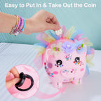 Play Tailor Piggy Bank for Girls Unicorn Coin Bank Christmas Birthday Gifts