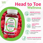YUM-V'S Multivitamin for Women & Men – Sugar Free Multivitamin Gummies – Zero Sugar Gummy with Chromium, Thiamine & Magnesium – Keto-Friendly Daily Vitamin Gummy – Natural Raspberry Flavor – 60 Count