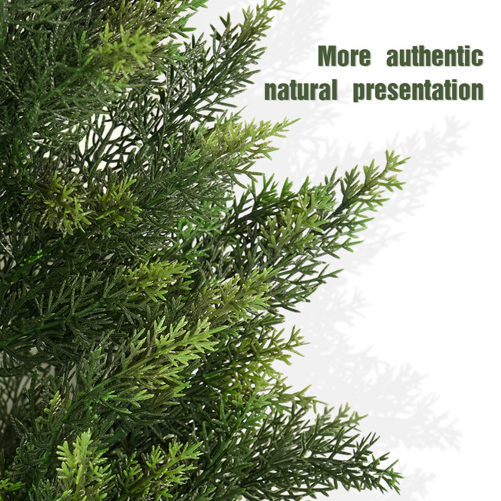 Vitalismo 3FT Artificial Cedar Trees Set of 2 for Outdoor Front Porch