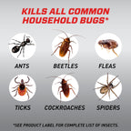 Ortho Home Defense Max Indoor Insect Barrier with Extended Reach Comfort Wand - Ready-To-Use Home Bug Spray, Kills Ants, Roaches, Spiders, Fleas and Ticks, 1 gal.