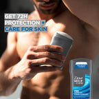 Dove Men+Care Antiperspirant Deodorant Stick Clean Comfort, 4 Count, 2.7 oz