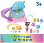 Gabby's Dollhouse Kitty Care Ear Purrfect Playroom – 17-Piece Playset with 4 Toy Figures, Dollhouse Furniture, Doll Accessories & Baby Doll Stuff for Kids Ages 3+
