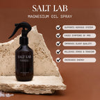Salt Lab Magnesium Oil Spray, Gift for Relaxation, Topical Magnesium Spray for Adults, Non Sticky Formula, Supports Restful Sleep, Easy to Apply & Quick Drying, Fragrance Free, Made in Australia