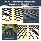 40FT Gravel Grid for Driveway –HDPE Geocell Ground Stabilizer