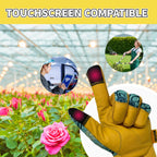 MSUPSAV Puncture Resistant Gardening Gloves,Garden Work Glove,Blue,Medium