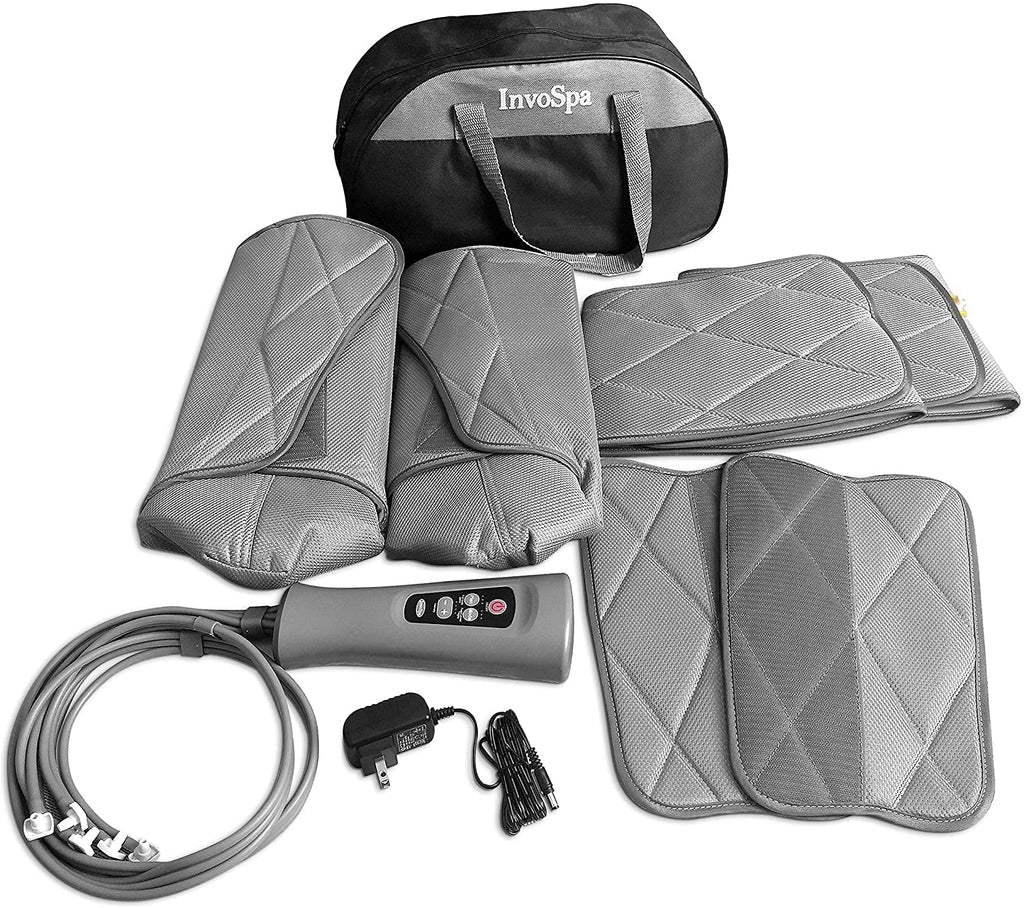 Leg Massager for Circulation - Foot and Calf Massager, Air Compression Leg Wraps Massage Boots Machine for Home Use Leg Massage - scd Machine for Calf, Thigh and Foot Massager, FSA or HSA Eligible