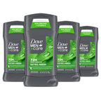 DOVE MEN + CARE Antiperspirant Deodorant Stick Extra Fresh, 4 Count, 2.7 oz