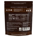 Real Mushrooms Unsweetened Hot Chocolate Mix with 5 Defenders – Reishi, Chaga, Turkey Tail, Maitake, Shiitake – Coco Powdered Unsweetened – Organic Cacao Powder Supplement, Vegan, 15 Servings