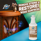 Zap Wood Restorer & Wood Maintainer 2 10 Ounce Bottles As Seen On Tv