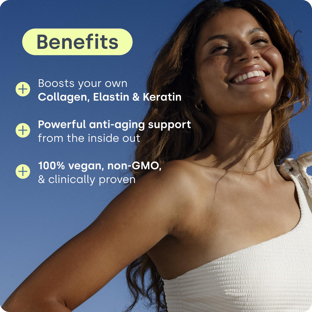 Biosil Collagen Booster Supplement - 180 Original Capsules - Patented ch-OSA Activator for Skin, Hair, Nails & Joints - Supports Natural Production - 90-Day Supply
