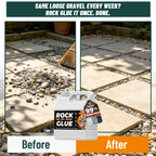 169oz Rock Glue for Landscaping, Premium Pea Gravel Glue & Mulch Glue for Landscaping, Strong Landscape Rock Glue with Weather-Resistant Formula, Fast-Drying Pet-Safe Adhesive Locks Pebbles, Bark