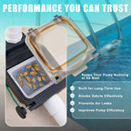 SPX1600D Pool Pump Strainer Cover Lid Compatible with Hayward Super Pump SP1600x5 SP1605x7 SP1607x10 SP1608X10 SP1610X15 SP2610X15XE SP2615X20XE W3SP2607X10A, Cover Lid Replacement with O-Ring