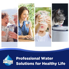 Membrane Solutions 50 Micron Sediment Water Filter Replacement Polypropylene Cartridge 10"x 2.5" for Whole House RO System, Compatible with Aqua-Pure AP110, GE FXUSC, WHKF-GD05, Culligan P5-6 Pack