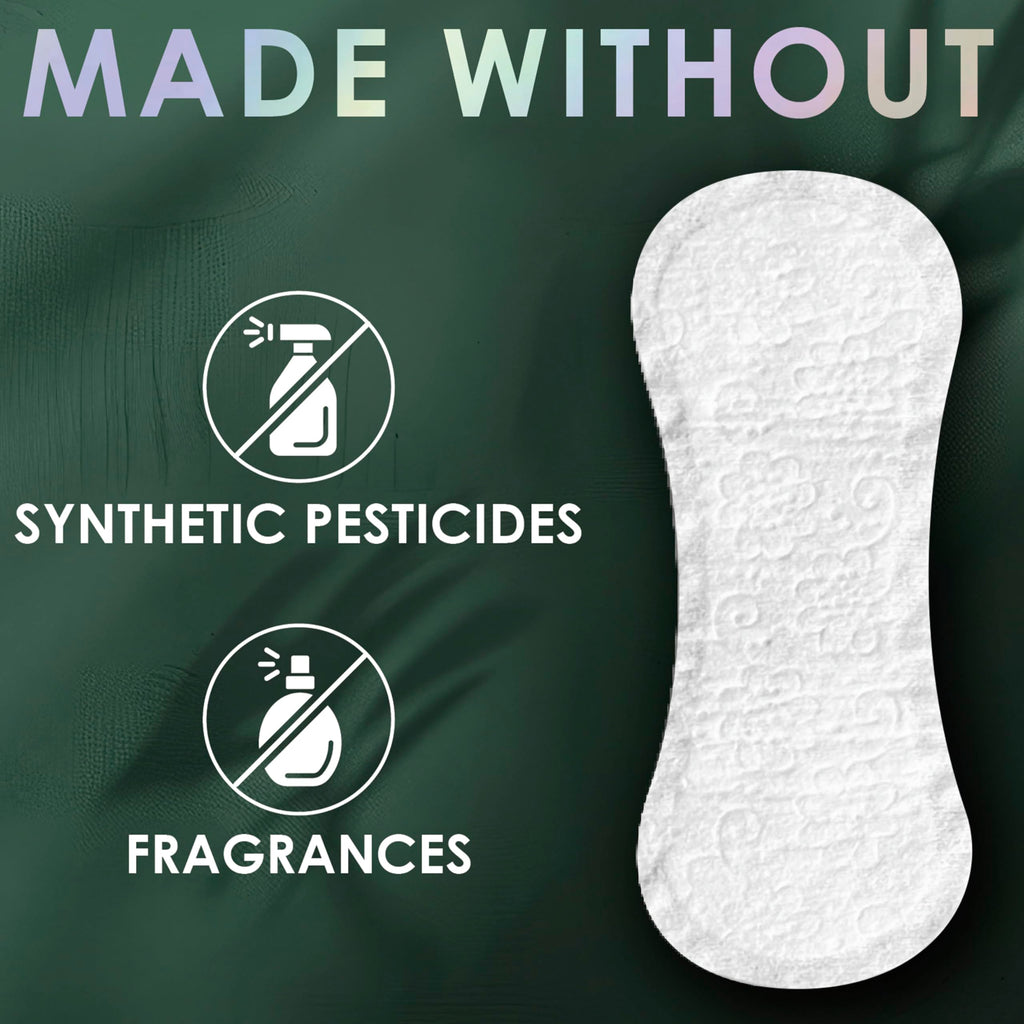 L. Ultra Thin Liners for Women, Regular Coverage, Organic Cotton Top Layer, Unscented Pantiliners,100 Count (Pack of 2)