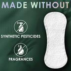 L. Ultra Thin Liners for Women, Regular Coverage, Organic Cotton Top Layer, Unscented Pantiliners,100 Count (Pack of 2)