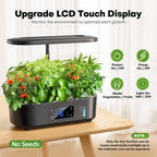 Ahopegarden Hydroponics Growing System Kit: 12 Pods with LCD Control Panel