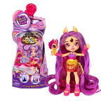 Magic Mixies Pixlings Deluxe Pack, Pippa The Firehorse, Shimmer Reveal, Create & Mix Potion That Magically Reveals 6.5" Pixling Doll Inside Potion Bottle - Exclusive Mini Mixies & 6 Hair Accessories