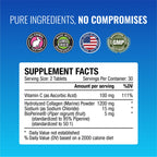 Approved Science Collagen Pills - Absorbable Marine Collagen Types I and III - 360 Tablets - Healthy Hair and Skin - Vitamin C, Sodium, and Bioperine for Fast Results - Non-GMO, Made in USA