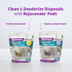 Rejuvenate Disposal Cleaner, 6 Pods, Lemon Scented Disposal And Pipe Cleaner Pods With Bio-Enzymatic Formula Help Break Down Leftover Food Waste And Remove Odors For A Clean, Fresh Disposal, 6 Pack