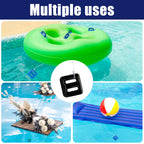 DECOHS 4 Pack 150g Pool Float Anchor Replacement Set, Pool Fountain Float Weight with String, Pools Weight Floating Anchor for Lake Floats Fountains Swimming Areas